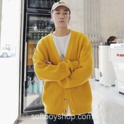 Softboy Ulzzang Casual Cardigan Sweater