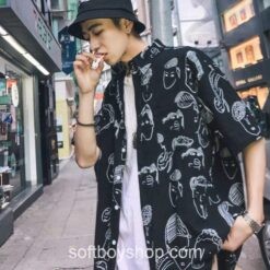 Softboy Japanese Streetwear Hawaiian Shirt