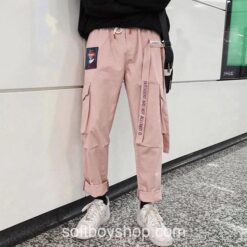 Softboy Ribbons Streetwear Cargo Pant