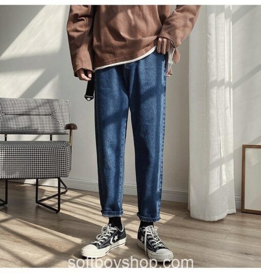 Casual Korean Style Softboy Jean