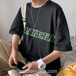 Softboy Graphic Casual Print Harajuku T Shirt