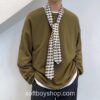 Softboy Casual Harajuku Solid Sweatshirt (Many Colors) 4