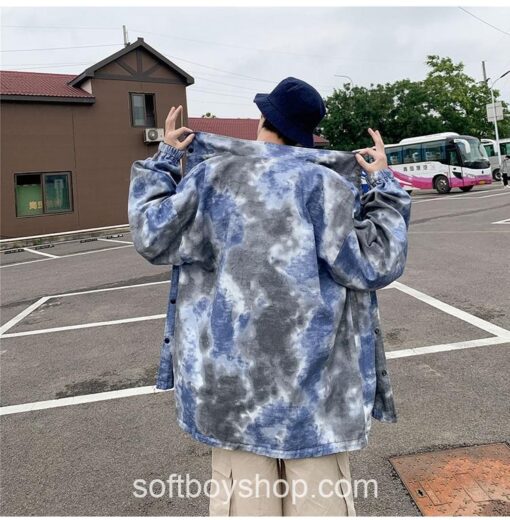 Softboy 2-Sided Men Camo Bomber Jacket