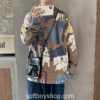 Softboy Abstract Art Cartoon Dog Knitted Sweater