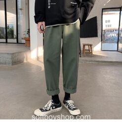 Softboy Basic Casual Streetwear Cargo Pant