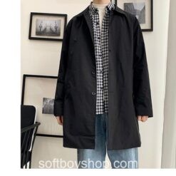 Softboy Casual Classic Streetwear Trench Coat