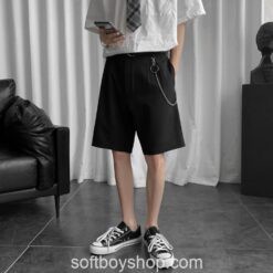 Softboy Casual Men Chain Loose Short