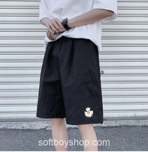 Softboy Chrysanthemum Fashion Summer Short