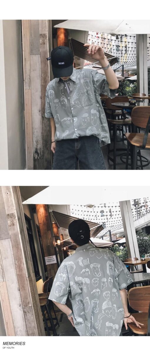 Softboy Japanese Streetwear Hawaiian Shirt