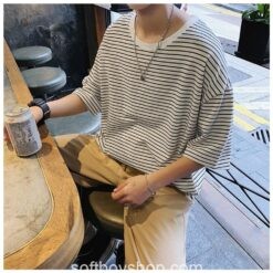 Softboy Oversized Striped Classic Tshirt