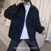Softboy Two Pockets Solid Long Sleeve Shirt