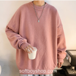 Softboy Colorful Harajuku Knitted Oversized Sweater