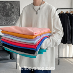Softboy Solid Streetwear Harajuku Many Colors Hoodie