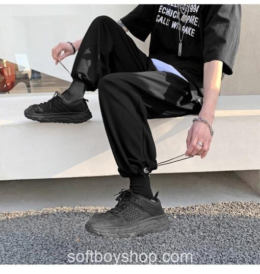 Softboy Japanese Streetwea Colors Solid Sweatpant 21