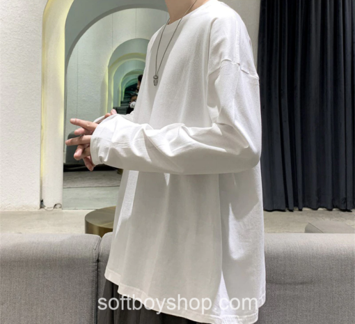 Soft Boy Solid Colors Kpop Harajuku Oversized T Shirt 3
