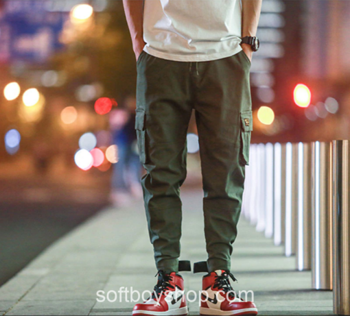 Softboy Japanese Streetwear Pockets Cargo Pant 6