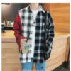 Softboy Patchwork Designer Shirt Long Sleeve Hip Hop Shirt 12