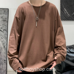 Soft Boy Solid Colors Kpop Harajuku Oversized T Shirt