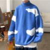 Softboy Turtleneck Colorful Harajuku Knitted Oversized Sweater