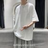Softboy Oversized Soft Boy Solid Colorful O-Neck T Shirts 7