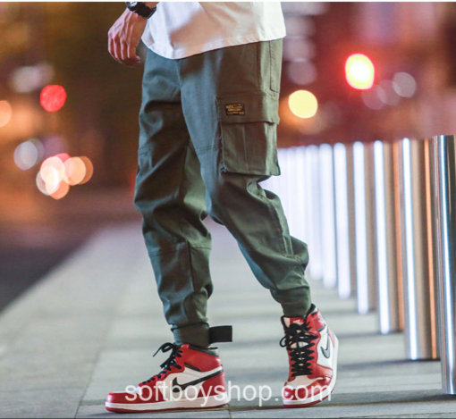 Softboy Japanese Streetwear Pockets Cargo Pant 4
