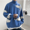 Softboy Turtleneck Colorful Harajuku Knitted Oversized Sweater 1