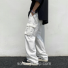 Softboy Solid Cargo Baggy Y2k Joggers Pant 3