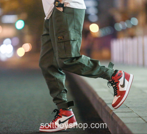 Softboy Japanese Streetwear Pockets Cargo Pant 3