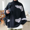 Softboy Turtleneck Colorful Harajuku Knitted Oversized Sweater 5
