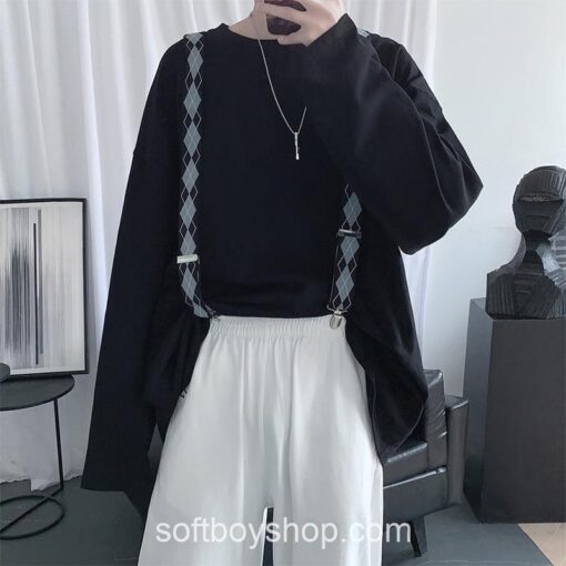 Harajuku Softboy Cool Long Sleeve Oversized T Shirt 3