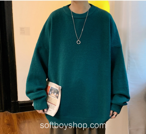 Softboy Colorful Harajuku Knitted Oversized Sweater 2