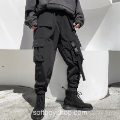 Men Thick Techwear Softboy Cargo Pant 5