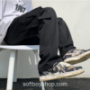 Softboy Solid Cargo Baggy Y2k Joggers Pant 4