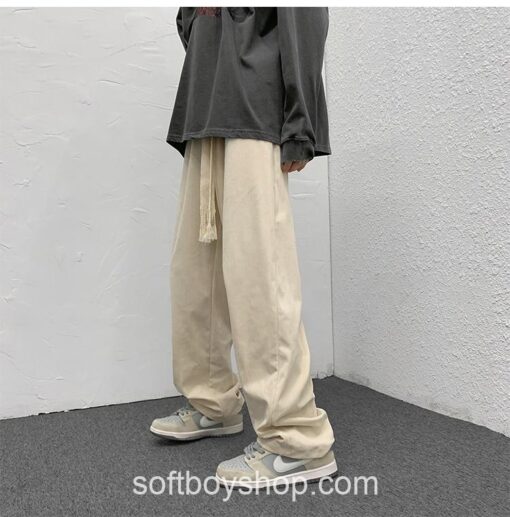 Softboy Streetwear Corduroy Baggy Sweatpant 18