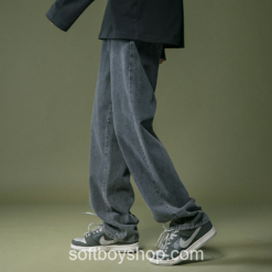 Softboy Casual Baggy Casual Straight Pant
