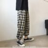 Softboy Comfortable Baggy Y2k Casual Plaid Pants 14