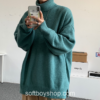 Men Many Color Turtleneck Knitted Sweater 3