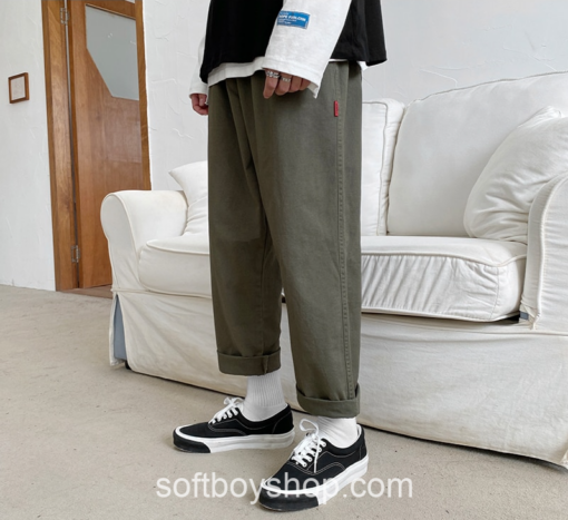 Soft Boy Japanese Functional Streetwear Baggy Casual Pants 4