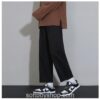 Soft Boy Casual Solid Casual Straight Pants 8