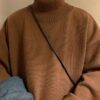 Soft Boy Men Harajuku Knitted Turtleneck Sweater 18