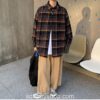 Softboy Flannel Harajuku Oversized Plaid Vintage Shirt 15