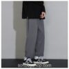 Soft Boy Casual Solid Casual Straight Pants 10