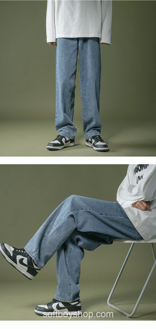 Softboy Casual Baggy Casual Straight Pant 18