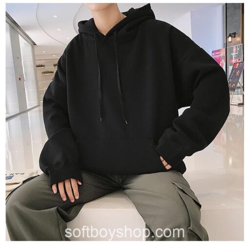 Soft Boy Casual Men Streetwear Hoodie 15
