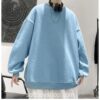 Softboy Streetwear Solid Color Japan Style Sweatshirt 24