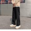 Street Functional Soft Boy Casual Cargo Khaki Pants 15
