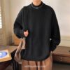 Softboy Korean Style Harajuku Turtleneck Knitted Sweater 2