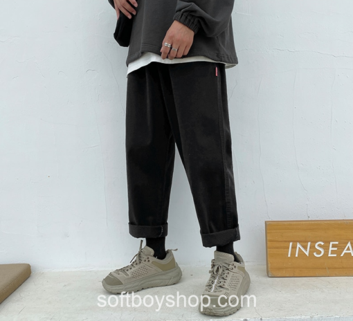 Soft Boy Japanese Functional Streetwear Baggy Casual Pants
