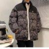 Men Japanese Streetwear Smile Softboy Puffer Jacket 17