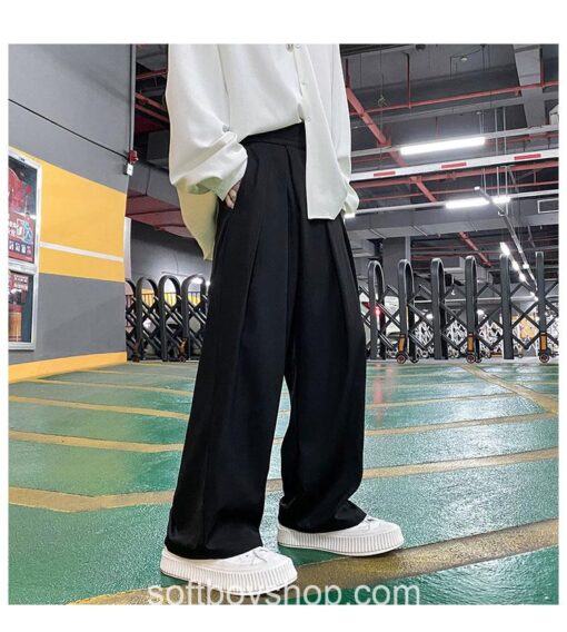 Cozy Korean Fahion Wide Leg Loose Pants 7